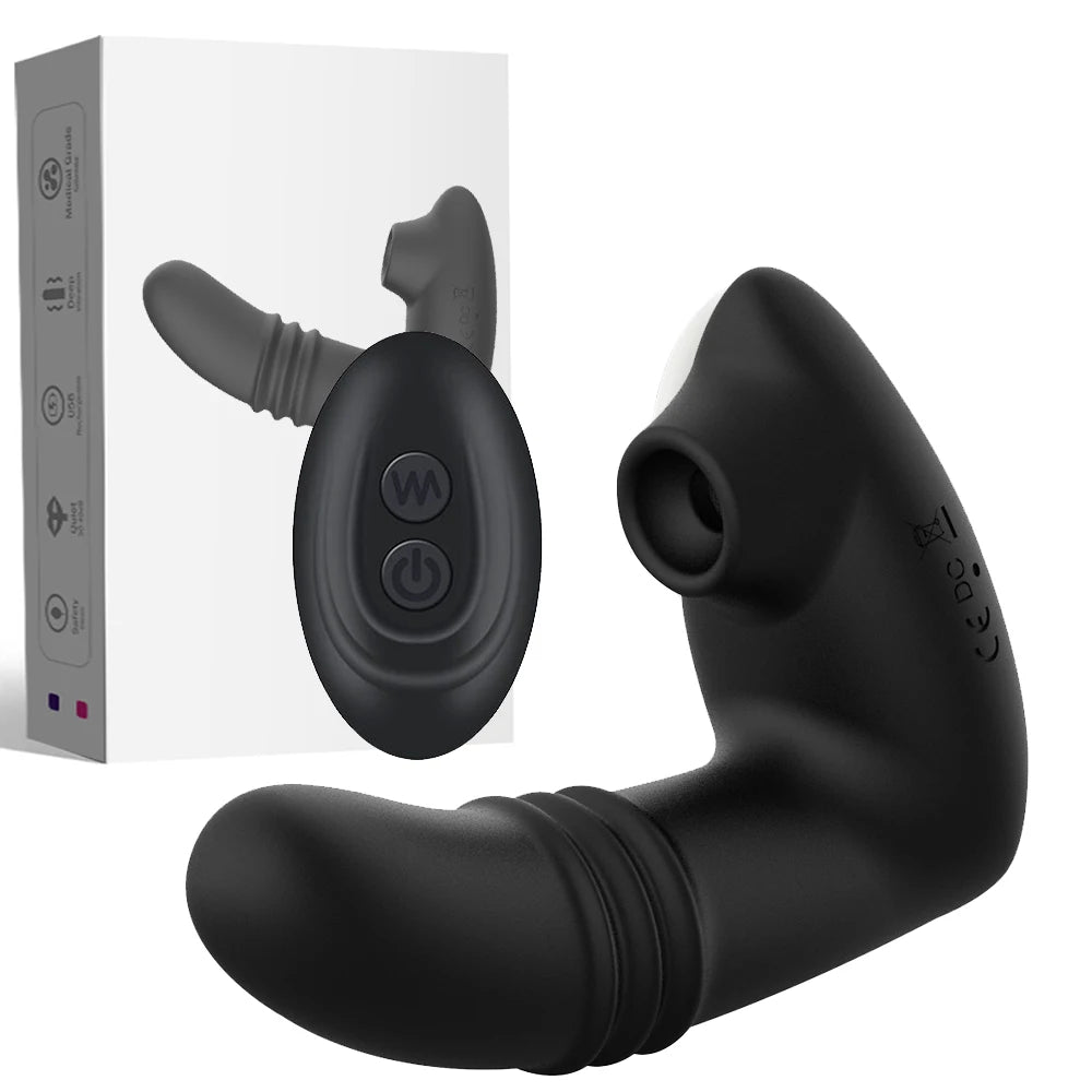 Sucking Vibrators For Women Wireless Remote Control Telescopic Vibrating Dildo Vagina Clitoris Stimulator Sex Toys For Women