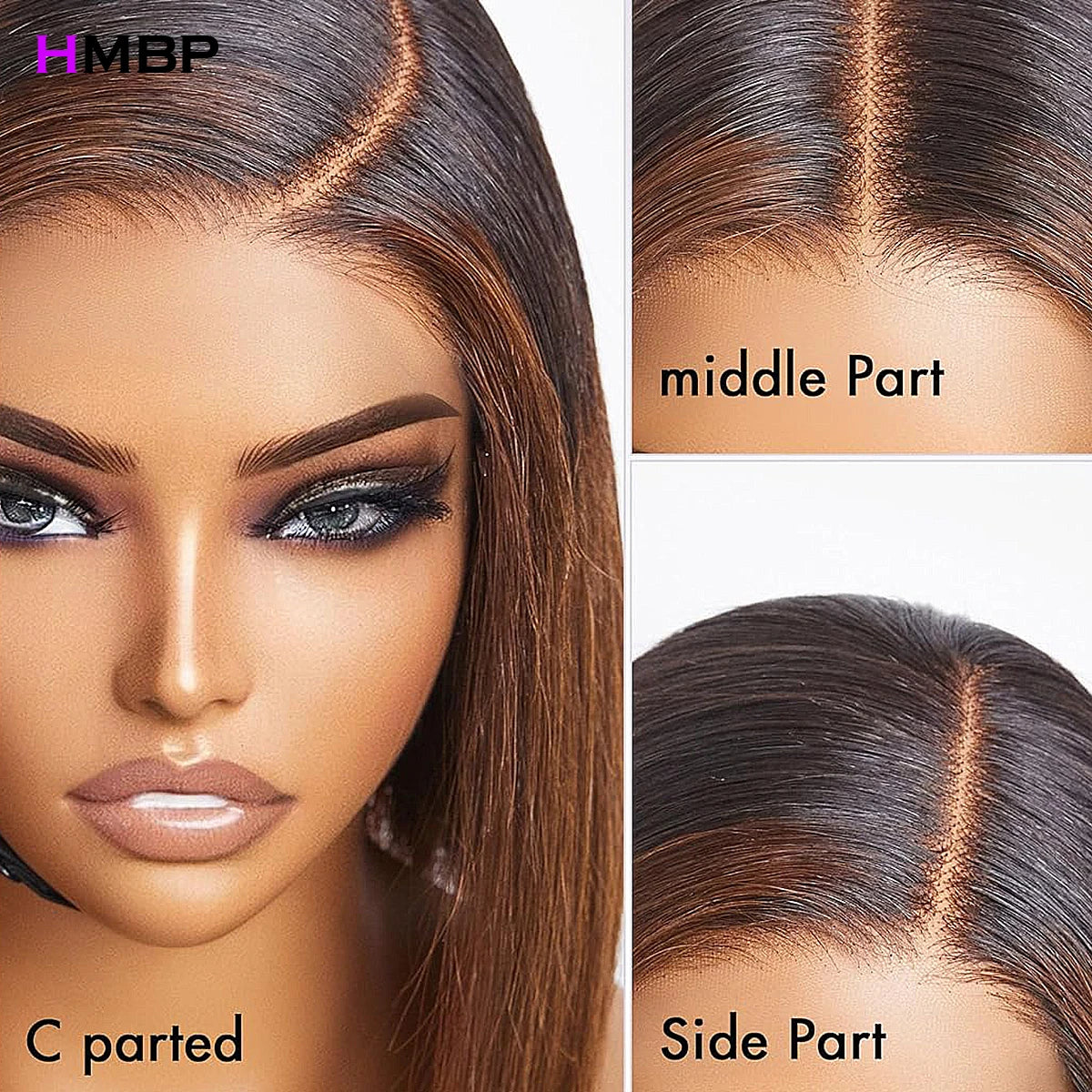 Bone Straight HD Lace Wig Human Hair 13x4 Lace Frontal Wig Brazilian Human Hair Bob 5x5 Closure Wigs Chocolate Brown 350 Density