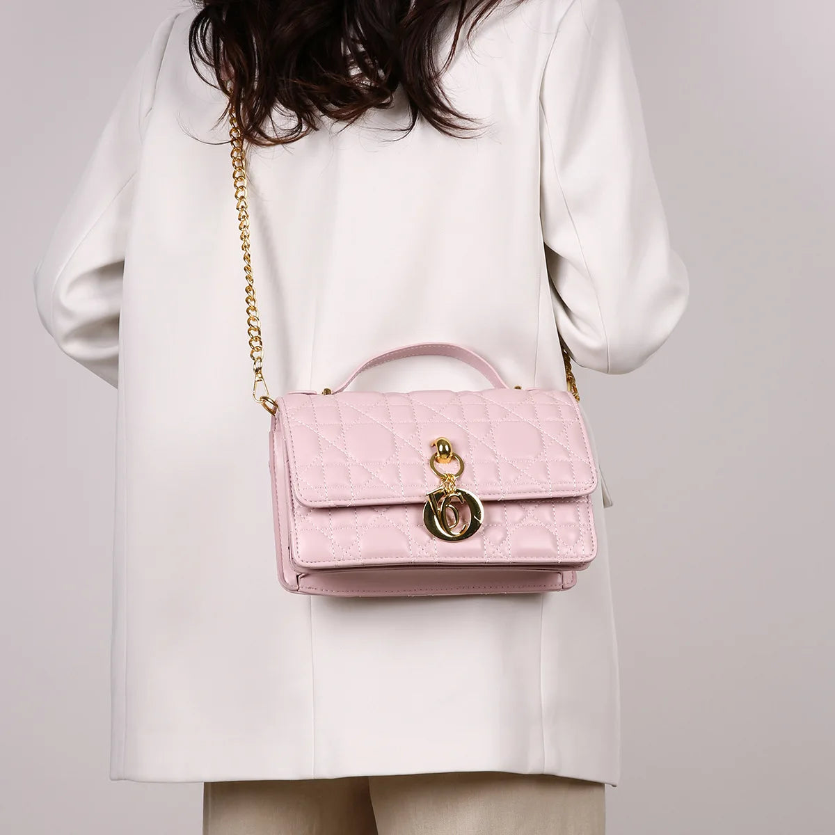 2025 Summer Fashion Bag Stylish Crossbody Purse for Women Trendy Shoulder Bag with Detachable Strap Minimalist Designer Handbag