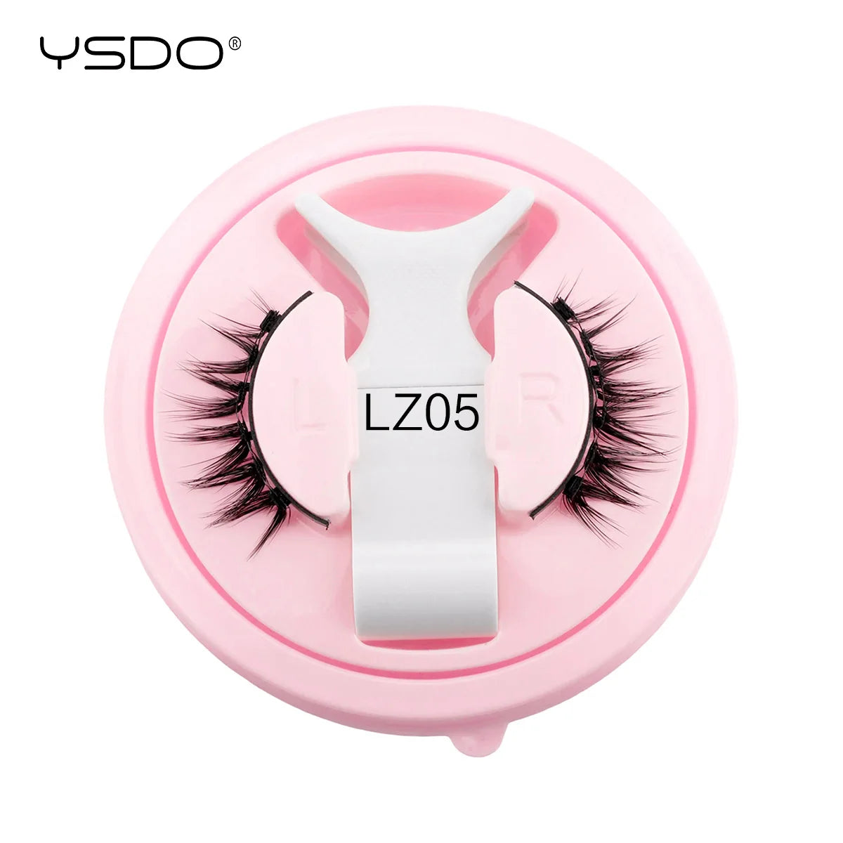YSDO 1 Pair Magnetic Eyelashes Long-Lasting No Glue Needed Magnetic False Lashes Reusable Makeup Soft Faux 3D Mink Eyelash Tools