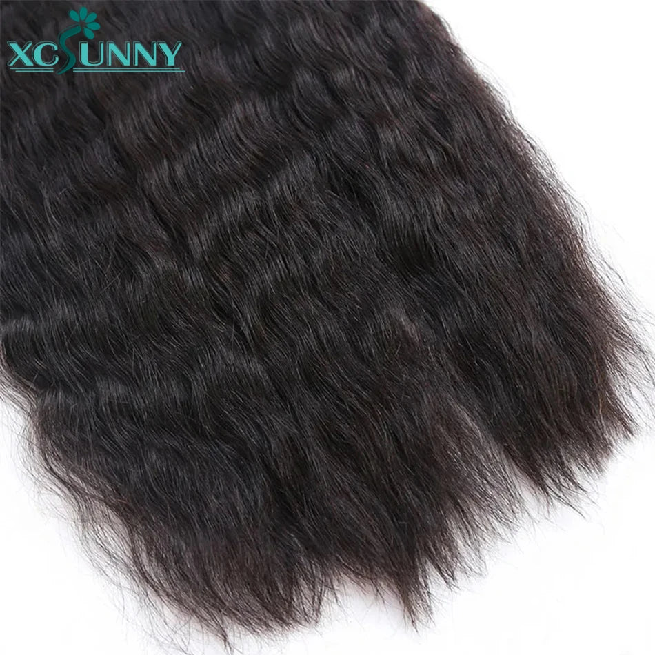 Bulk Human Hair For Braiding Wet And Wavy Double Drawn Curly Bulk Human Hair Bundles Wholesale No Weft Extensions Boho Braids