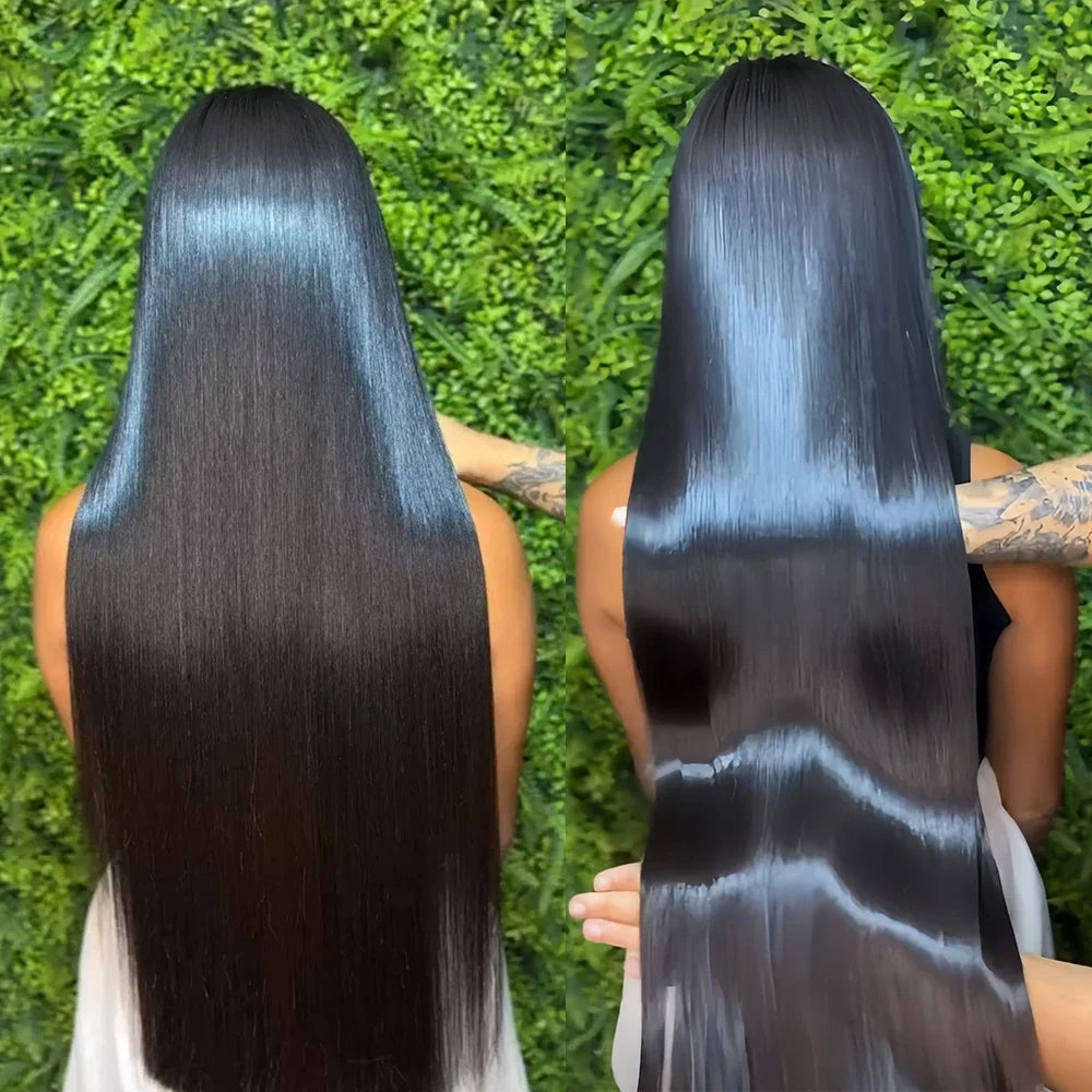 Vietnamese Raw Hair Bundles 3 4 bundles Bone Straight Human Hair Bundles with Frontal HD Lace Closure Hair Extensions Weaving