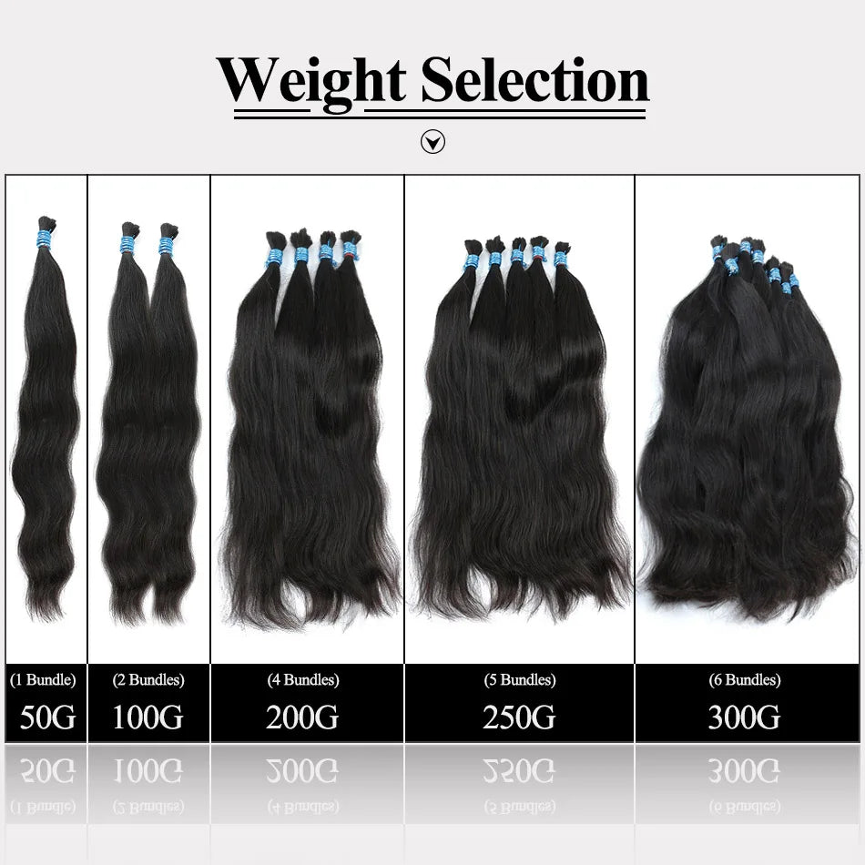 BHF Bulk Human Hair For Braiding No Weft Human Hair Bundles Original Vietnamese Hair Human Hair For Braids