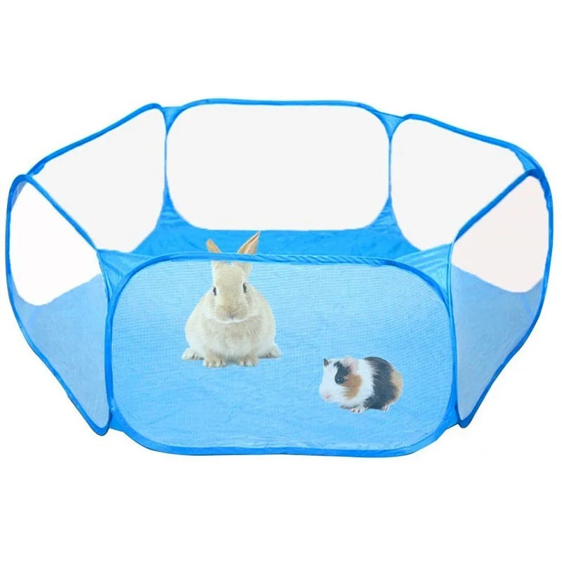 Pet Playpen Portable fashion Open Indoor / Outdoor Small Animal Cage Game Playground Fence for Hamster Chinchillas Guinea- PigsF