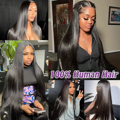 Brazilian 30 32 Inch Bone Straight Human Hair Weave Bundles Unprocessed 100% Raw Human Hair Extension Weave Bundles