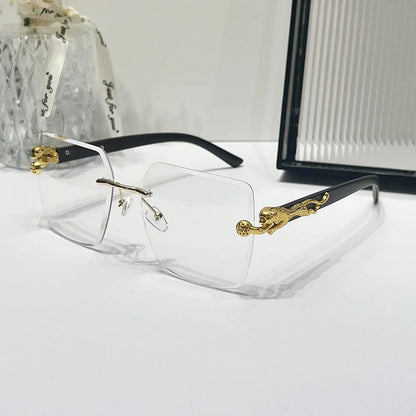 Rimless Fashion Sunglasses Trend 2024 Shades UV400 Women and Men Sun Glasses