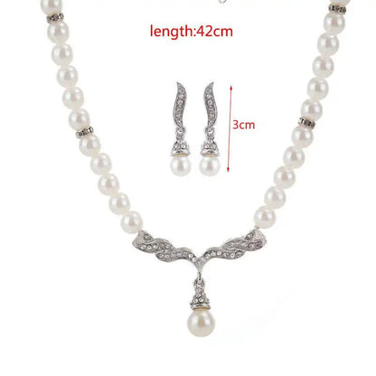 Pearl Necklace Collier Femme Collares Statement Multilayer Choker Statement Jewelry Women Simulated Pearl Necklaces & Pendants
