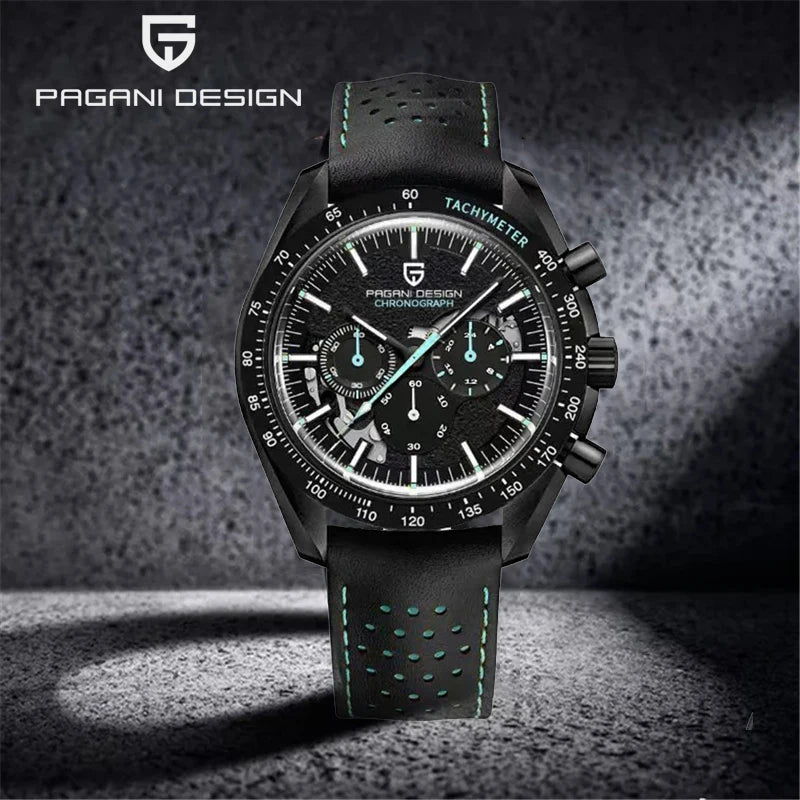 2023 New Men Watches PAGANI DESIGN Brand Luxury Leather Casual Quartz Chronograph Waterproof 100M Clock Relogio Masculino 1779