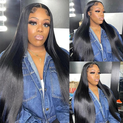 Alisa Bone Straight Human Hair Bundles 30 Inch Brazilian Weave Hair 3 Pieces For Women Bundles Straight Remy Hair Extensions