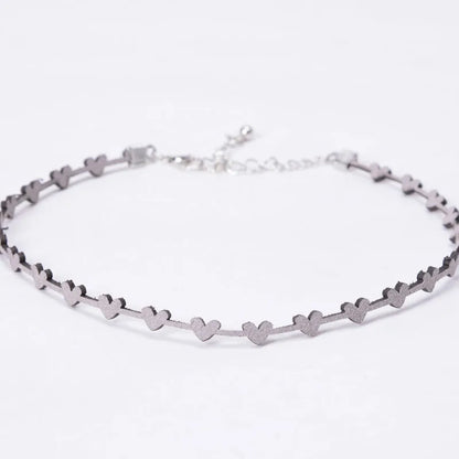 Necklace for Women Short Clavicle Lace Sexy Hearts Pearl Leaf Bow Butterfly Star Choker Lady Party Jewelry Girl Gift