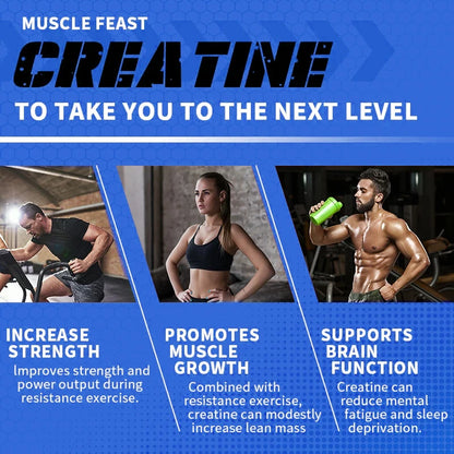 Creatine Monohydrate 3,000 Mg - Improves Energy and Endurance, Increases Muscle Mass, and Athletic Performance, 120 Capsules