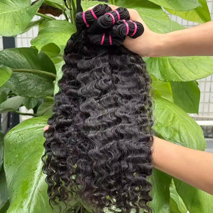 Vbeauty Burmese Curly Brazilian Human Hair Bundles 100% Human Hair Weaving Virgin Human Hair Natural Hair Extensions for Women
