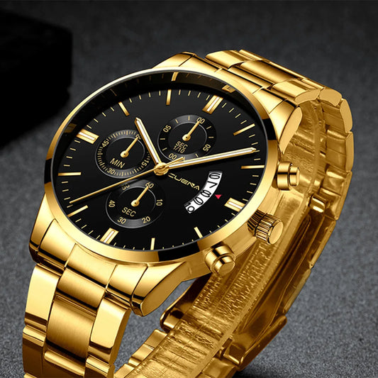 2025 Watch For Men Fashion Casual Men's Watches Luxury Steel Band Quartz Wristwatches Male Clock Relogio Masculino Drop Shipping