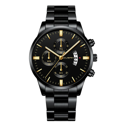2025 Watch For Men Fashion Casual Men's Watches Luxury Steel Band Quartz Wristwatches Male Clock Relogio Masculino Drop Shipping