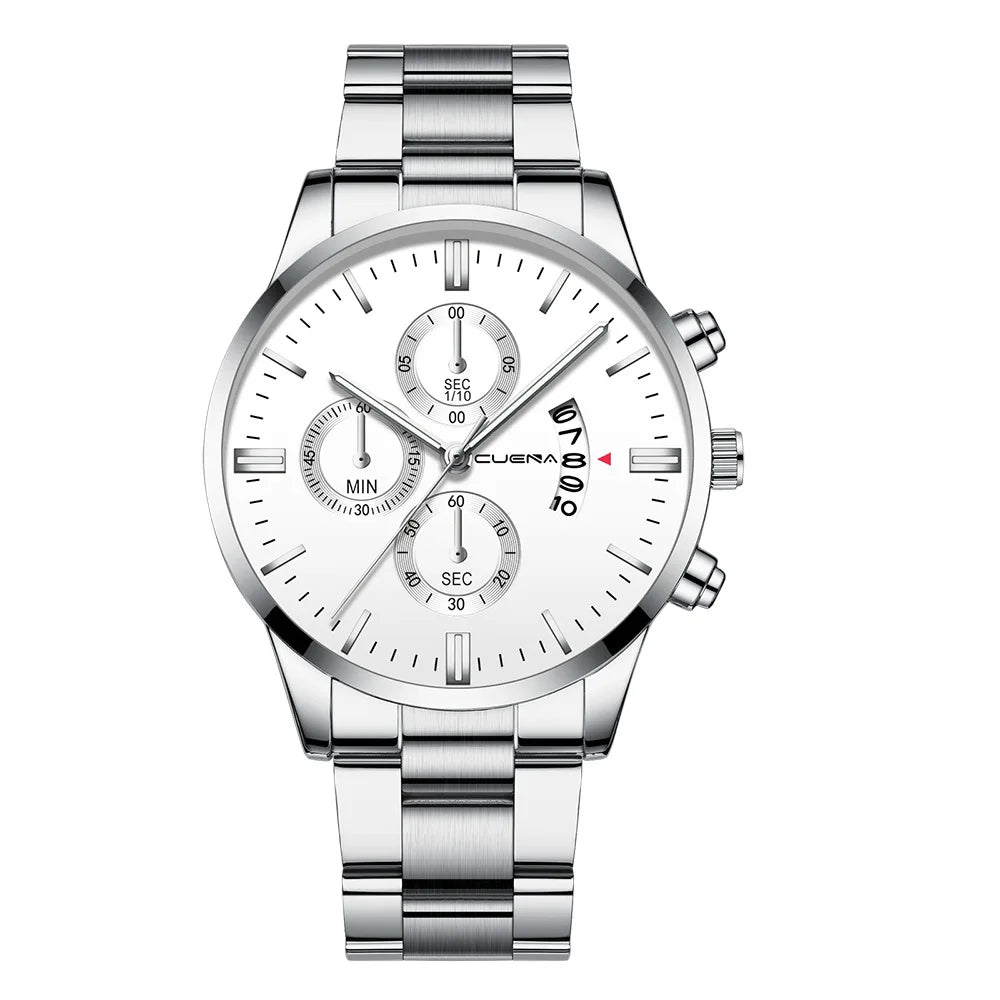 2025 Watch For Men Fashion Casual Men's Watches Luxury Steel Band Quartz Wristwatches Male Clock Relogio Masculino Drop Shipping
