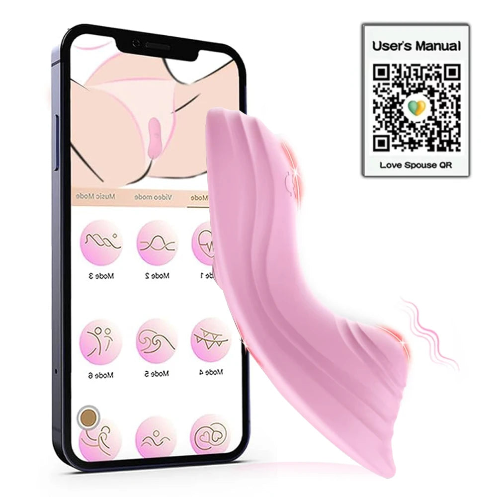APP Control Wearable Vibrator for Women Clitoris Clit Stimulator Panty Vibration Female Masturbator Sex Toys for Adult Female