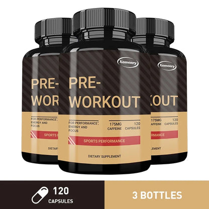 Pre-Workout Supplement - Muscle Building, Endurance Support, Heart Health, Circulation