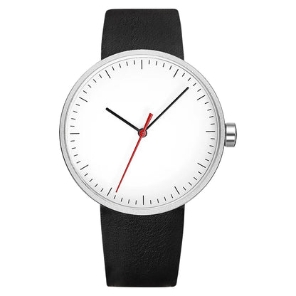 Watches For Men Minimalist Casual Waterproof Quartz Wristwatches High Quality PU Strap Original Clock 2025 Reloj Hombre