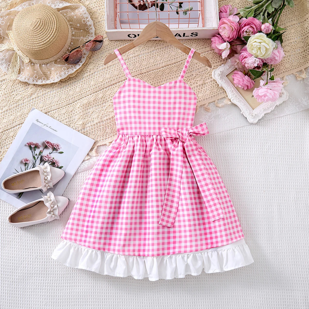2-10yrs Children's Fashion Dresses Barbi White Snow Moana Dress Girls Casual Outfits Kids Princess Dress For Girls Slings Skirt