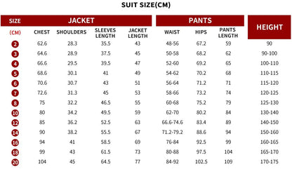 Boys Slim Fit Suits 5 Pieces Set Kids Blazer Vest Pants Shirt Bowtie  Jacket With Gold Rims For Wedding Party Prom