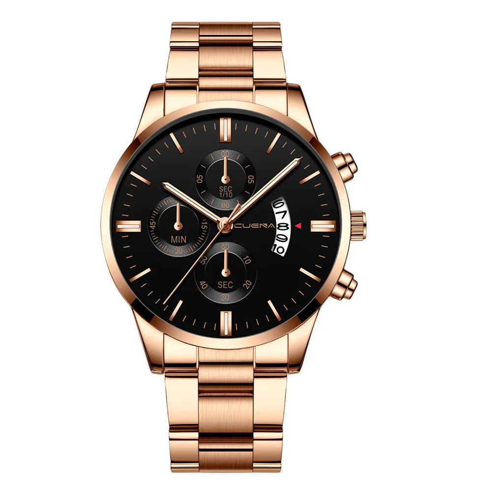 2025 Watch For Men Fashion Casual Men's Watches Luxury Steel Band Quartz Wristwatches Male Clock Relogio Masculino Drop Shipping