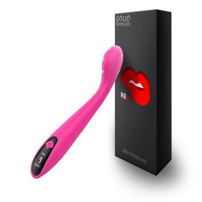 9 Vibrating LCD Display Vibrator for Women Vagina G Spot Clitoris Tits Anal Stimulator Massager Bullet Adult Sex Toys for Couple