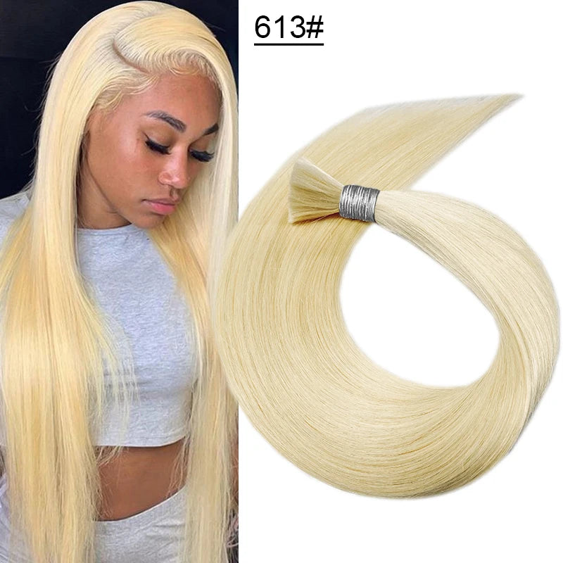 Cabello Humano Original Natural Suitable Dying All Colors Raw Vietnamese Virgin 100% Human Hair Bulk Bundles Extensions