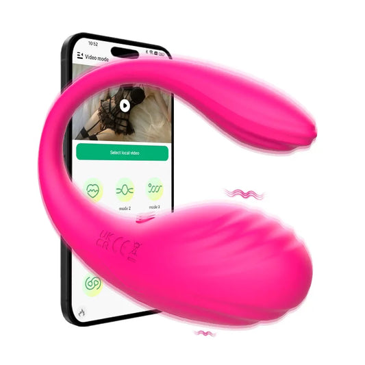 Wireless App-Controlled Vibrating Toy for Women Wearable Vibrator 9 Vibration Massager Long Distance Vagina Stimulator Sex Toy