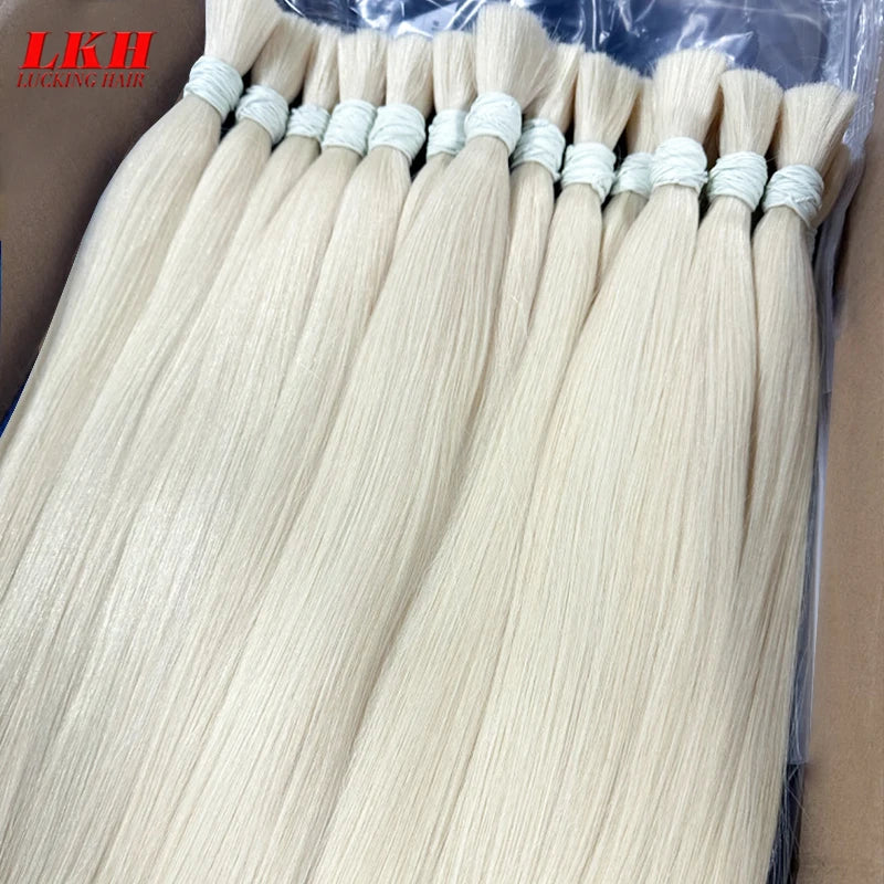 Chinese Bone Straight Hair Raw Vietnamese Human Hair Bundles For Braiding 100% Unprocessed No Weft Human Hair Bulk Extensions