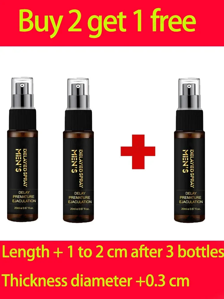 Sex Delay Spray for Men Non-Numbing Male Delay Ejaculation Sex Spray Man Prolong Sprays Penis Premature Ejaculation