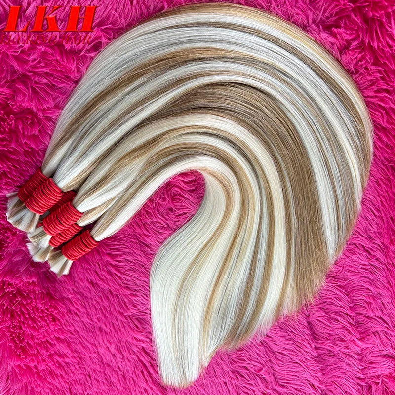Cabello Humano Original Natural Suitable Dying All Colors Raw Vietnamese Virgin 100% Human Hair Bulk Bundles Extensions