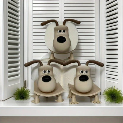 Puppy Toilet Holder Home Decor Bathroom Accessory Storage Suitable for Toilets for Bathrooms Kitchens Living Rooms Unique Gift