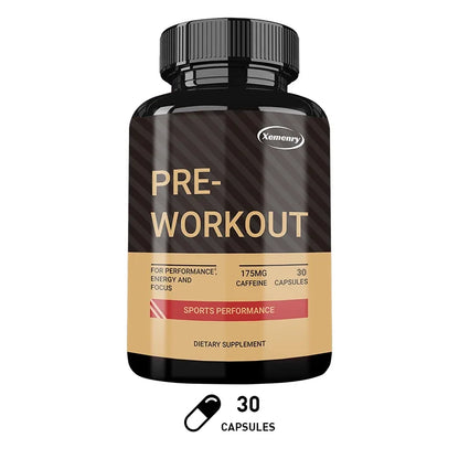 Pre-Workout Supplement - Muscle Building, Endurance Support, Heart Health, Circulation