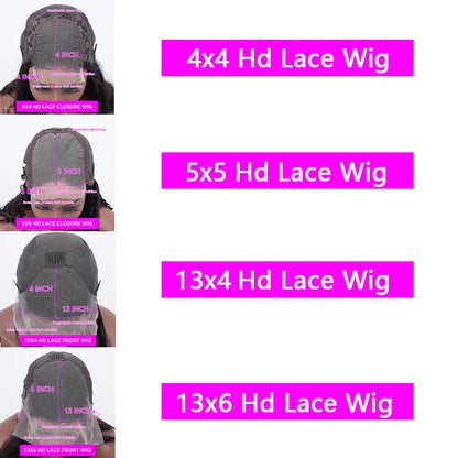Bone Straight Wig 13x4 13x6 Hd Transparent Lace Frontal Human Hair Wigs Lace Front Pre Plucked With Baby Hair Wig Brazilian Hiar