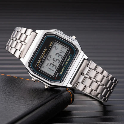 2025 Digital Watches For Men Sports Waterproof Bracelet Clock Gold Electronice LED Wristwatch Women