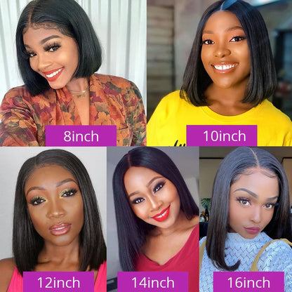 Brazilian Bone Straight Bundles 100% Unprocessed Human Hair Bundles Virgin Hair 1/3 Bundles Short Straight Weave Hair Extensions