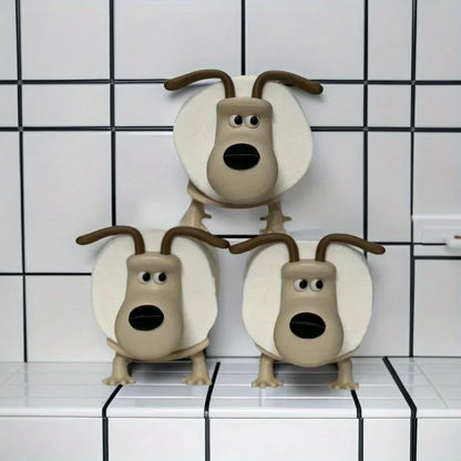 Puppy Toilet Holder Home Decor Bathroom Accessory Storage Suitable for Toilets for Bathrooms Kitchens Living Rooms Unique Gift