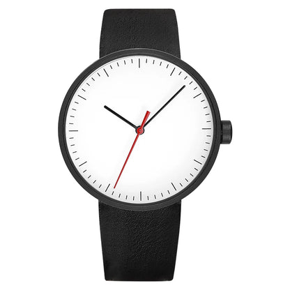 Watches For Men Minimalist Casual Waterproof Quartz Wristwatches High Quality PU Strap Original Clock 2025 Reloj Hombre