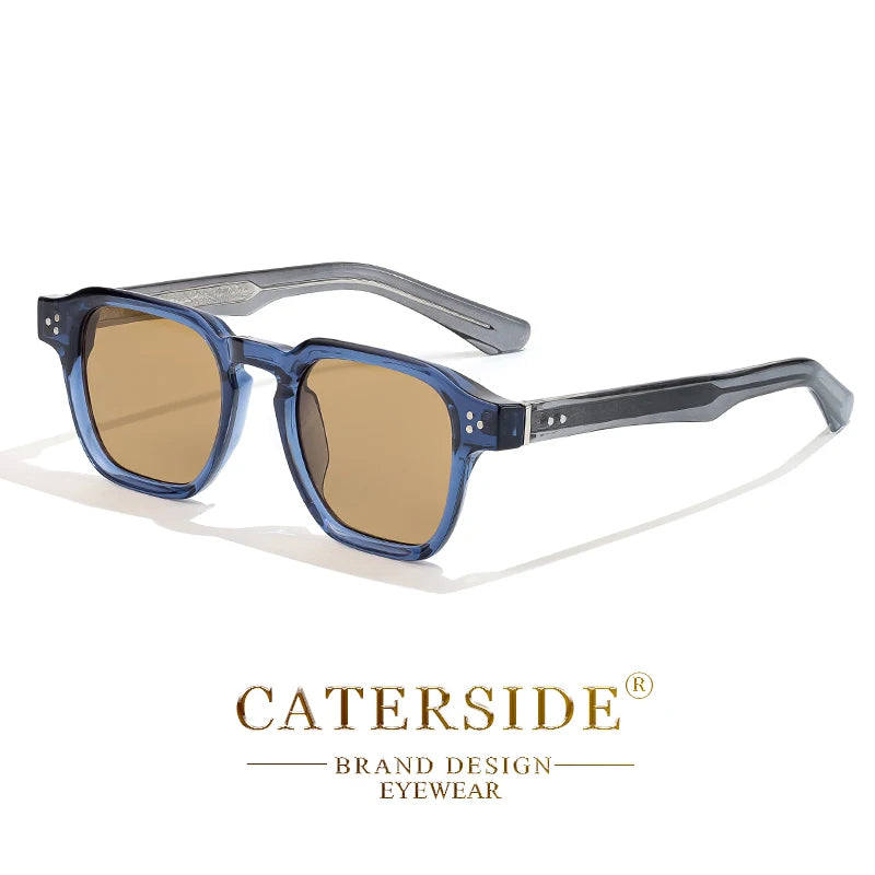 CATERSIDE Classic Square Sunglasses Men Core Insert Temple Luxury Brand Sun Glasses Women Travel Beach Party Festival Gifts