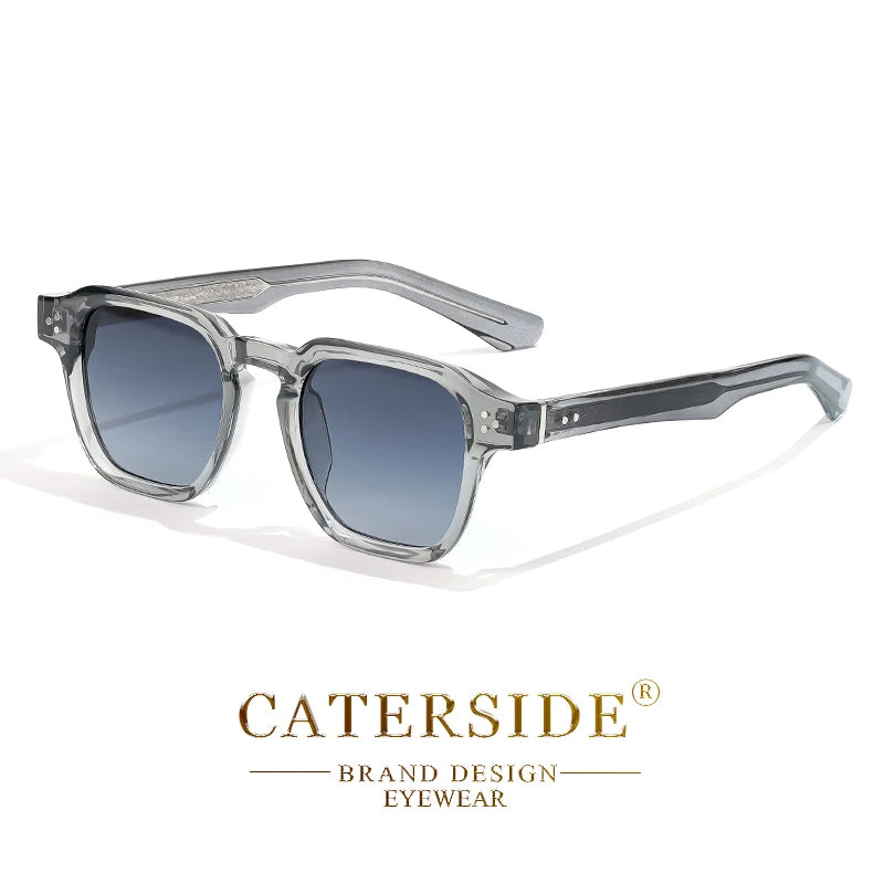 CATERSIDE Classic Square Sunglasses Men Core Insert Temple Luxury Brand Sun Glasses Women Travel Beach Party Festival Gifts