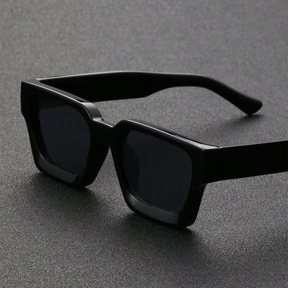 Retro Black Millionaire Shades Luxury Sunglasses 2025 For Men Designer Famous Brand Square Sun Glasses Man Women Sunglass