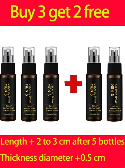 Sex Delay Spray for Men Non-Numbing Male Delay Ejaculation Sex Spray Man Prolong Sprays Penis Premature Ejaculation