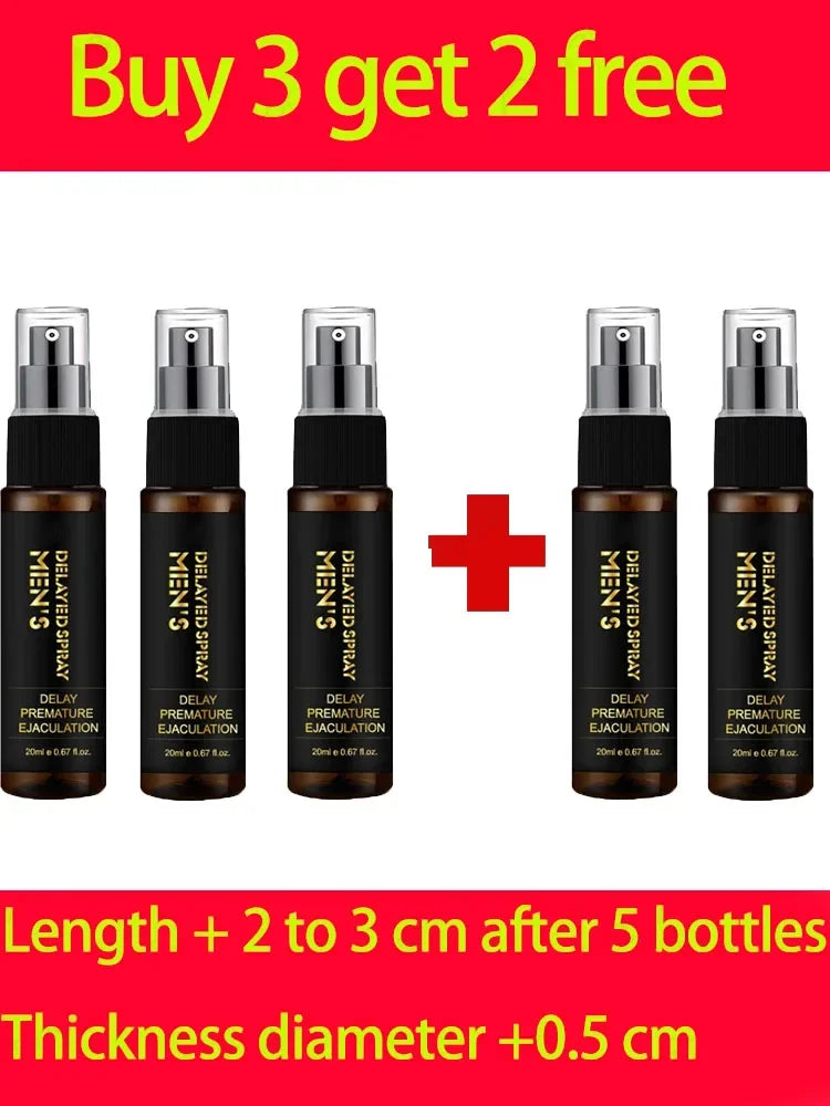 Sex Delay Spray for Men Non-Numbing Male Delay Ejaculation Sex Spray Man Prolong Sprays Penis Premature Ejaculation