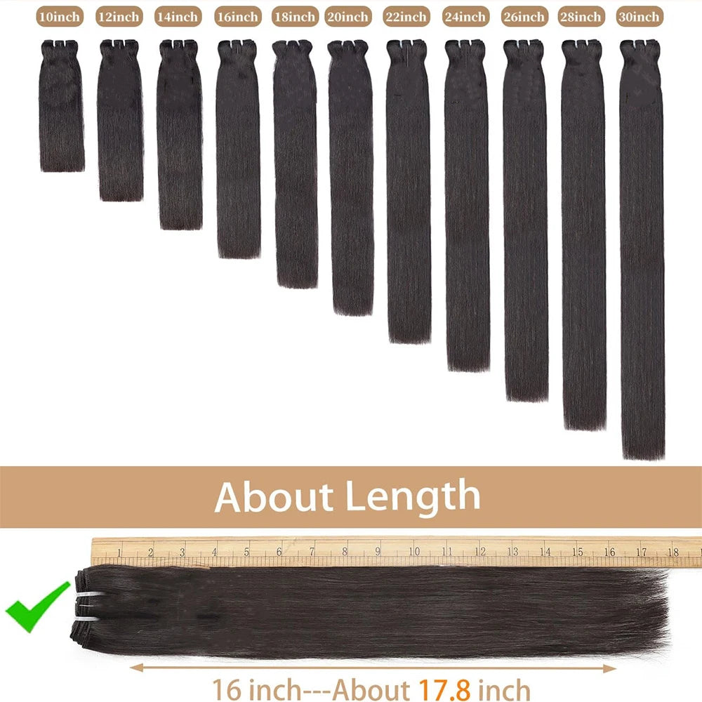 100% Human Vietnamese Raw Hair Bundles Super Double Drawn 16A Virgin Hair Bundle Straight Human Hair Weave Thick Ends Extension