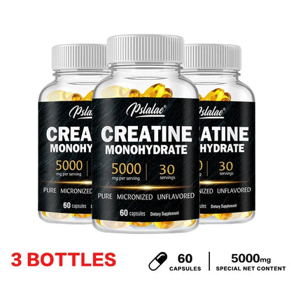 Creatine Monohydrate - Build Muscle, Improve Athletic Performance, Fitness, Energy Production