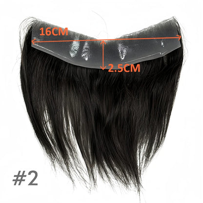 Vstyle Front Men's Capillary Prothesis Indian Human Hair Wig for Man Vloop Thin Skin Full PU Invisible Toupee Hairpiece Natural