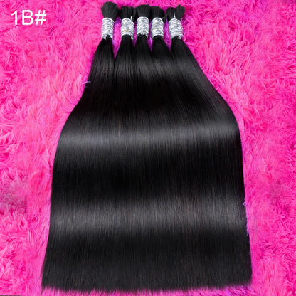 Cabelo Humano Original Natural Suitable Dying All Colors Raw Vietnamese Virgin 100% Human Hair Bundles Extensions