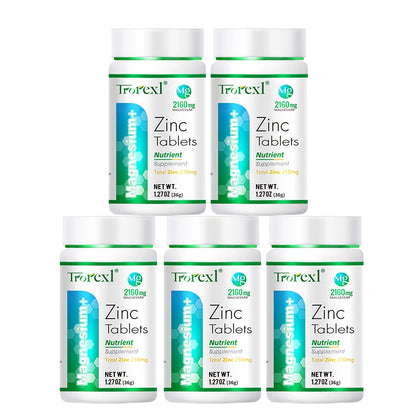 Best Magnesium Zinc Supplement 60 Tablets, Increase vitality, Immune Health