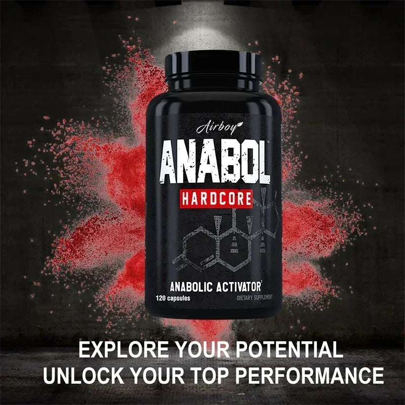 Anabol Hardcore Supplement - Anabolic Muscle Building Supplements That Promote Muscle Protein Synthesis and Increase Strength