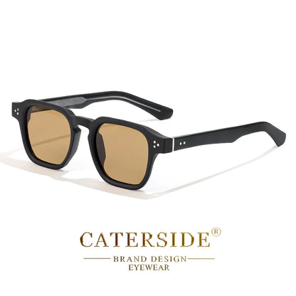 CATERSIDE Classic Square Sunglasses Men Core Insert Temple Luxury Brand Sun Glasses Women Travel Beach Party Festival Gifts
